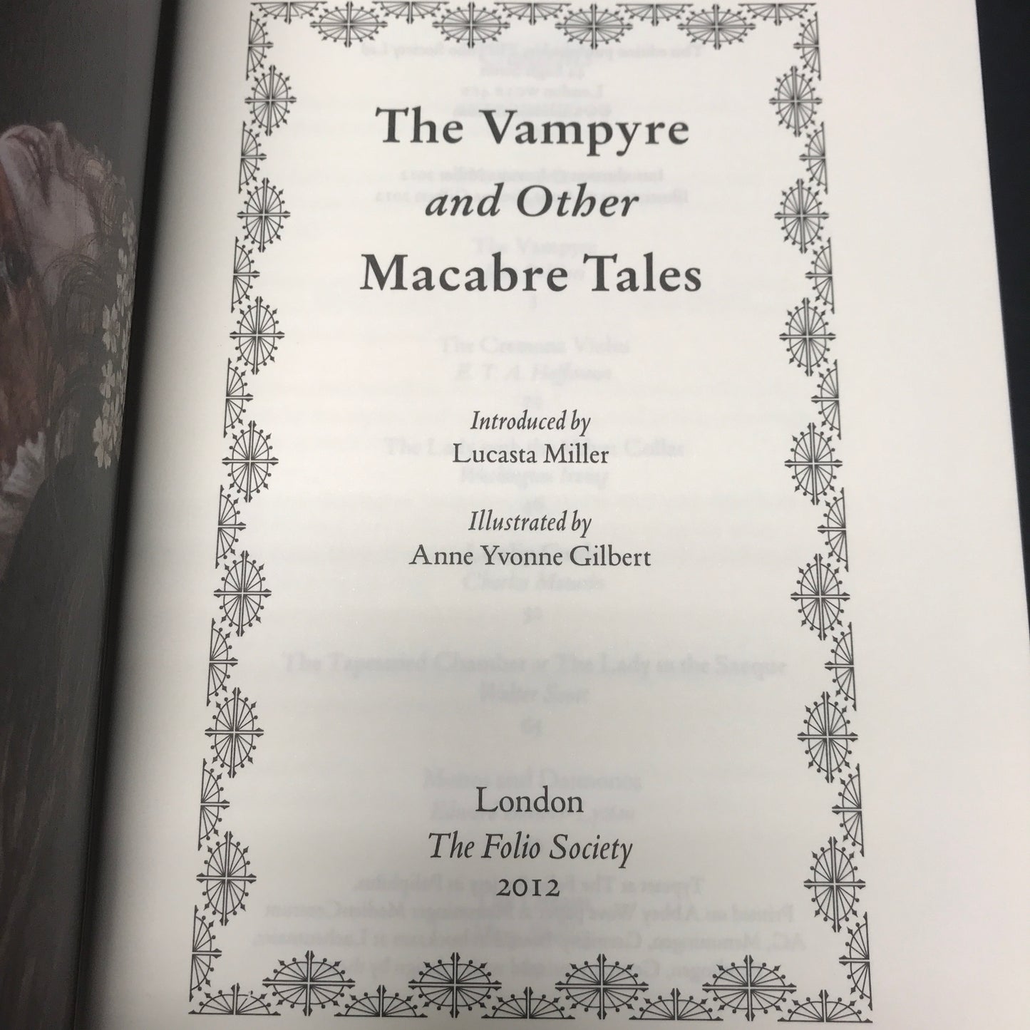 The Vampyre and Other Macabre Tales - Various - 1st Thus - Folio Society - 2012