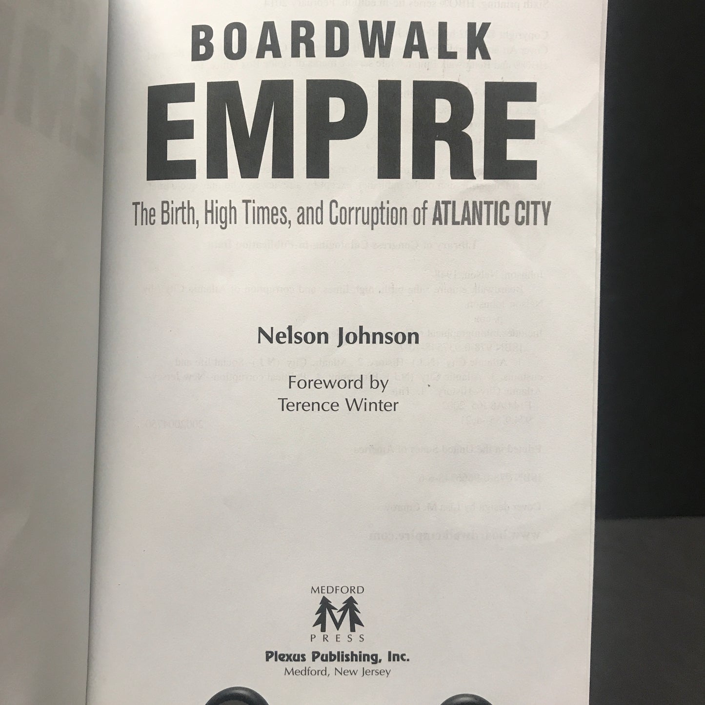 Boardwalk Empire - Nelson Johnson - Signed - 2002