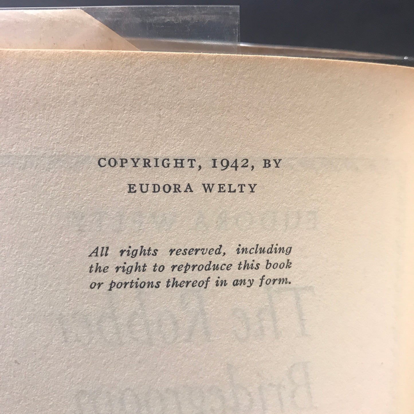 The Robber Bridegroom - Eudora Welty - First Thus - Signed - 1942