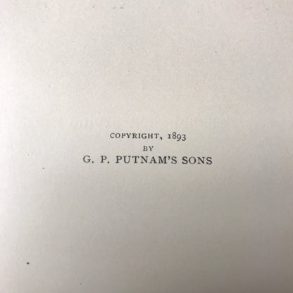 Knickerbocker's History of New York -  Volume 2 - Washington Irving - 1893