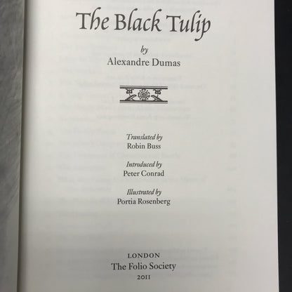 The Black Tulip - Alexander Dumas - 1st Thus - Folio Society - 2011