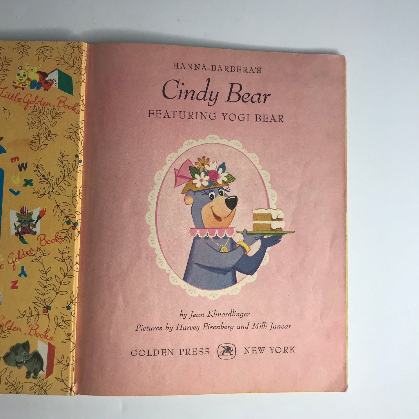 Cindy Bear - Little Golden - Jean Klinordlinger - 1961