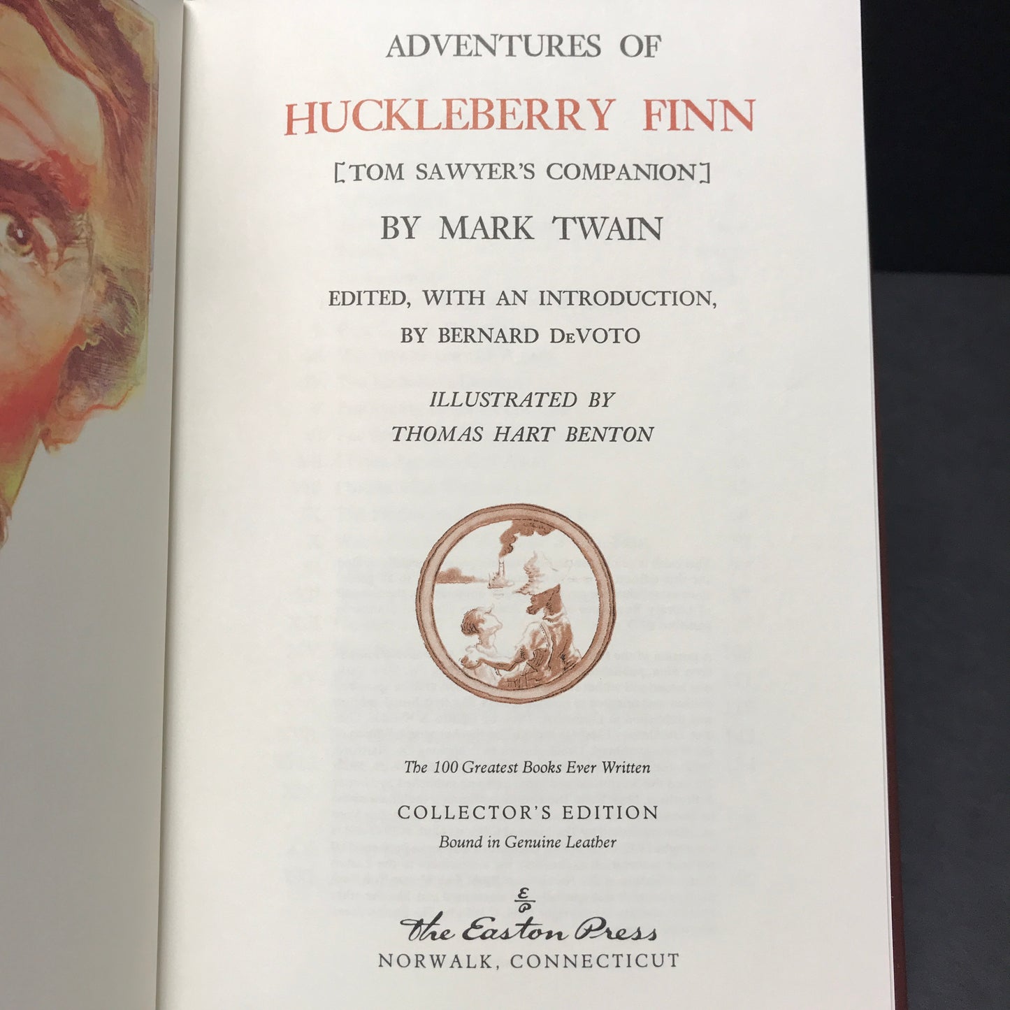 Adventures of Huckleberry Finn - Mark Twain - Easton Press - 1994