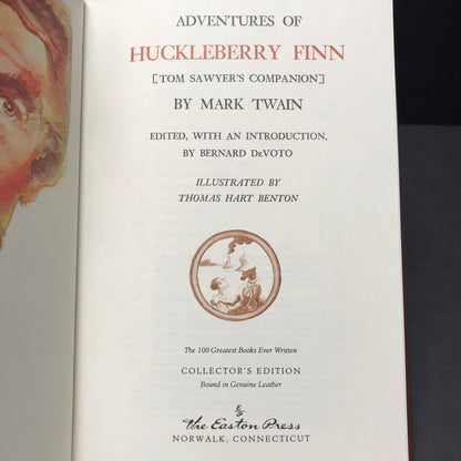 Adventures of Huckleberry Finn - Mark Twain - Easton Press - 1994