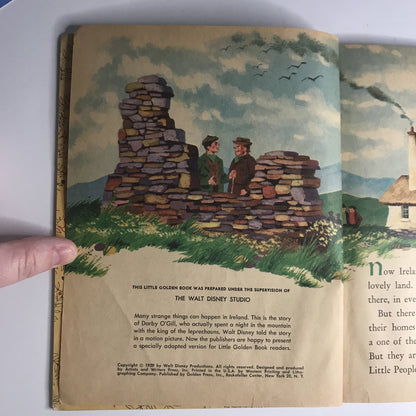 Darby O'Gill - Annie North Bedford - Little Golden Book - "A" Edition - 1959