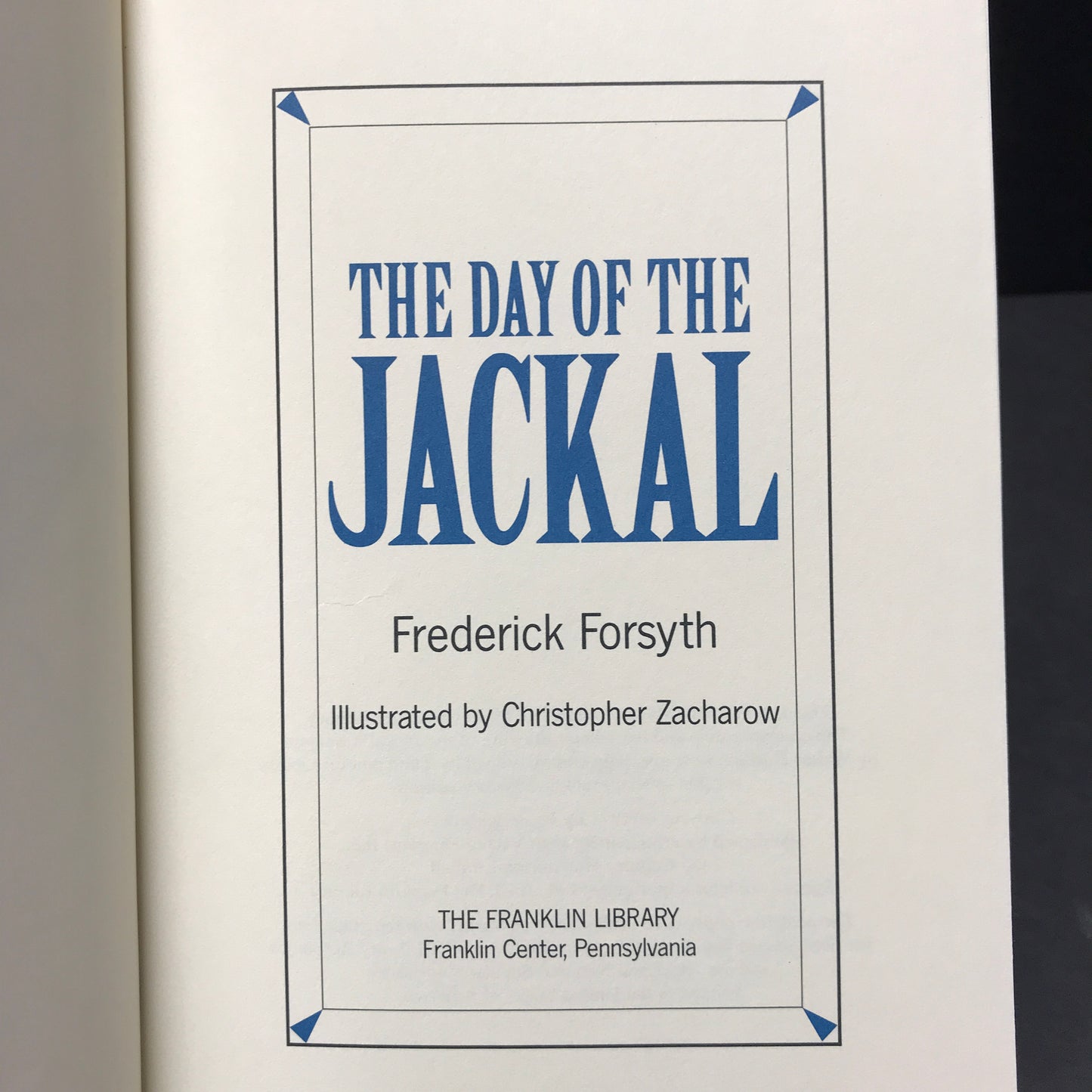 The Day of the Jackal - Frederick Forsyth - Franklin Library - 1988