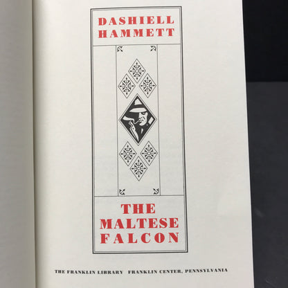 The Maltese Falcon - Dashiell Hammett - Franklin Library - 1987