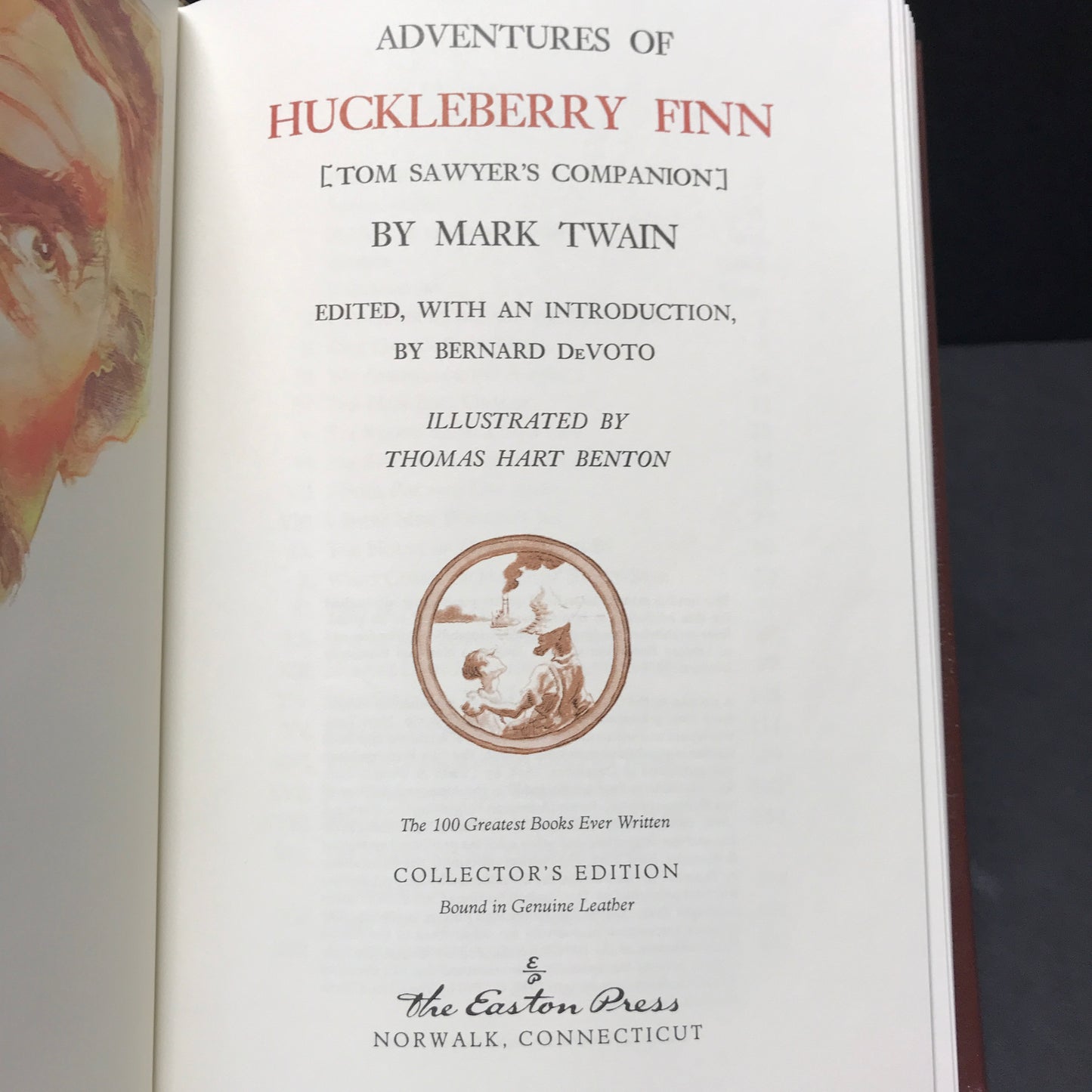 Adventures of Huckleberry Finn - Mark Twain - Easton Press - 1994