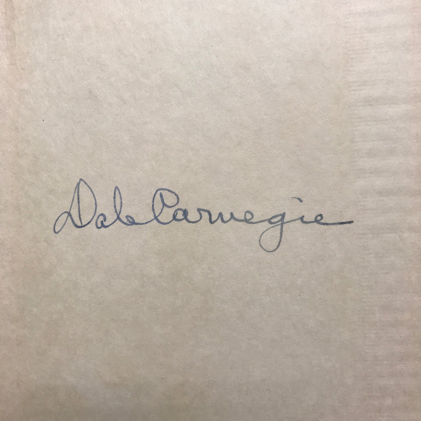 How to Stop Worrying and Start Living - Dale Carnegie - Signed - 21st Printing - 1951