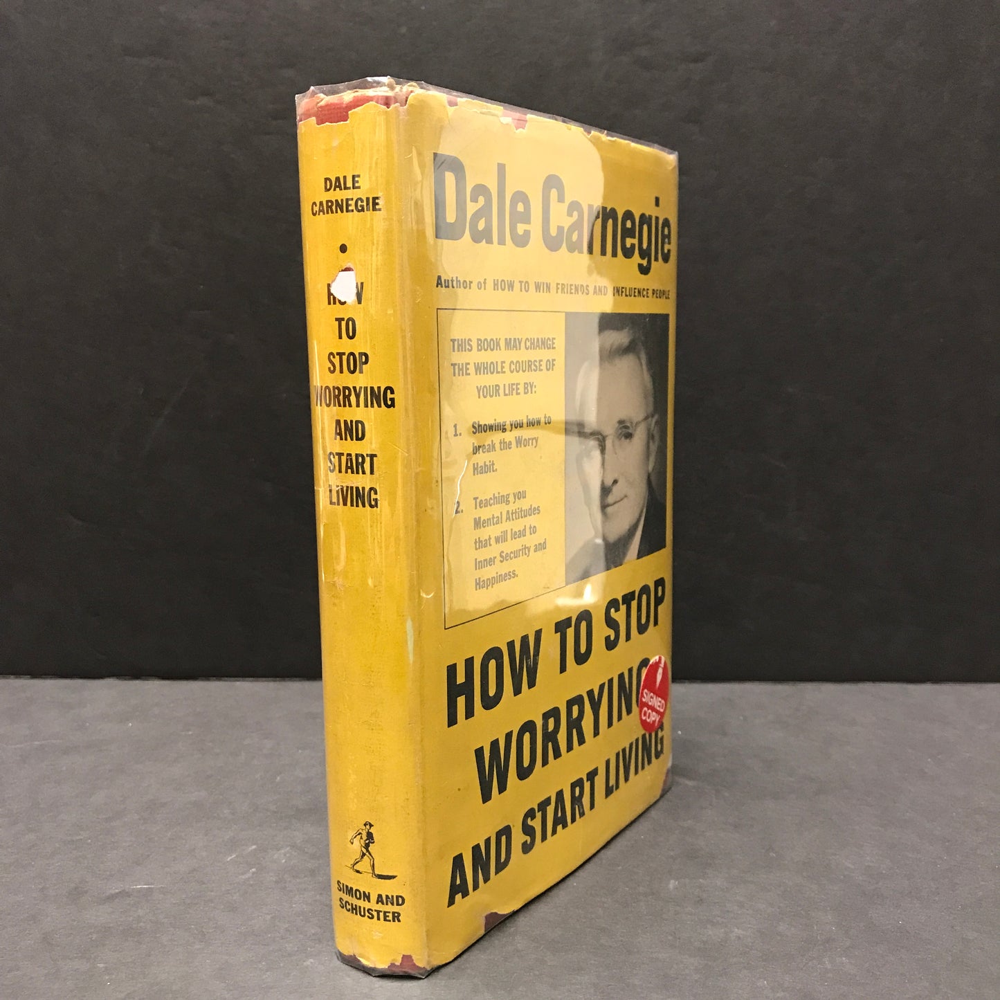 How to Stop Worrying and Start Living - Dale Carnegie - Signed - 1st Edition - 1948