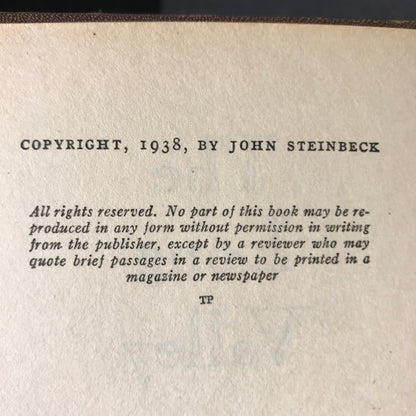 The Long Valley - John Steinbeck - 1938