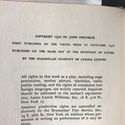 Burning Bright - John Steinbeck - 1st Edition - 1950