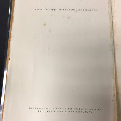 Ozark Mountain Folks - Vance Randolph - First Edition - 1932