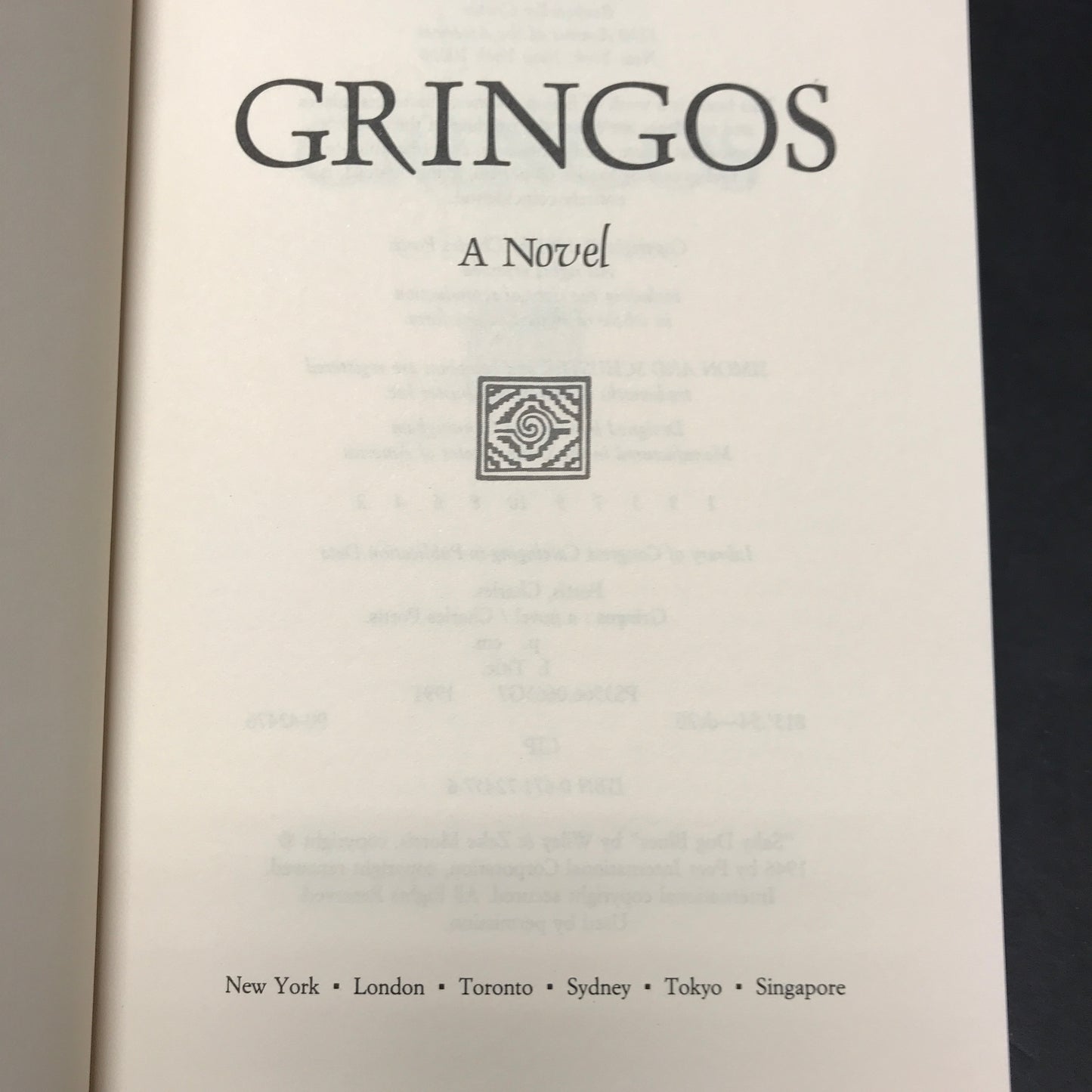 Gringos - Charles Portis - 1st Edition - 1991