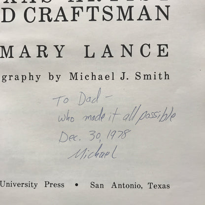 Lynn Ford: Texas Artist and Craftsman - Mary Lance - Signed - 1978