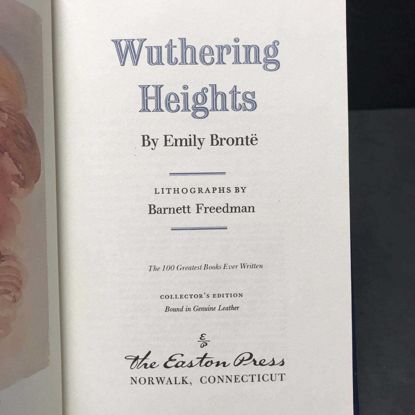 Wuthering Heights - Emily Bronte - Easton Press - 1st Thus - 1980