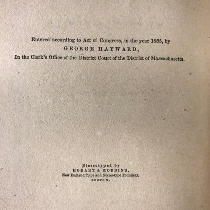 Surgical Reports and Miscellaneous Papers on Medical Subjects - Geo. Hayward M.D. - 1855