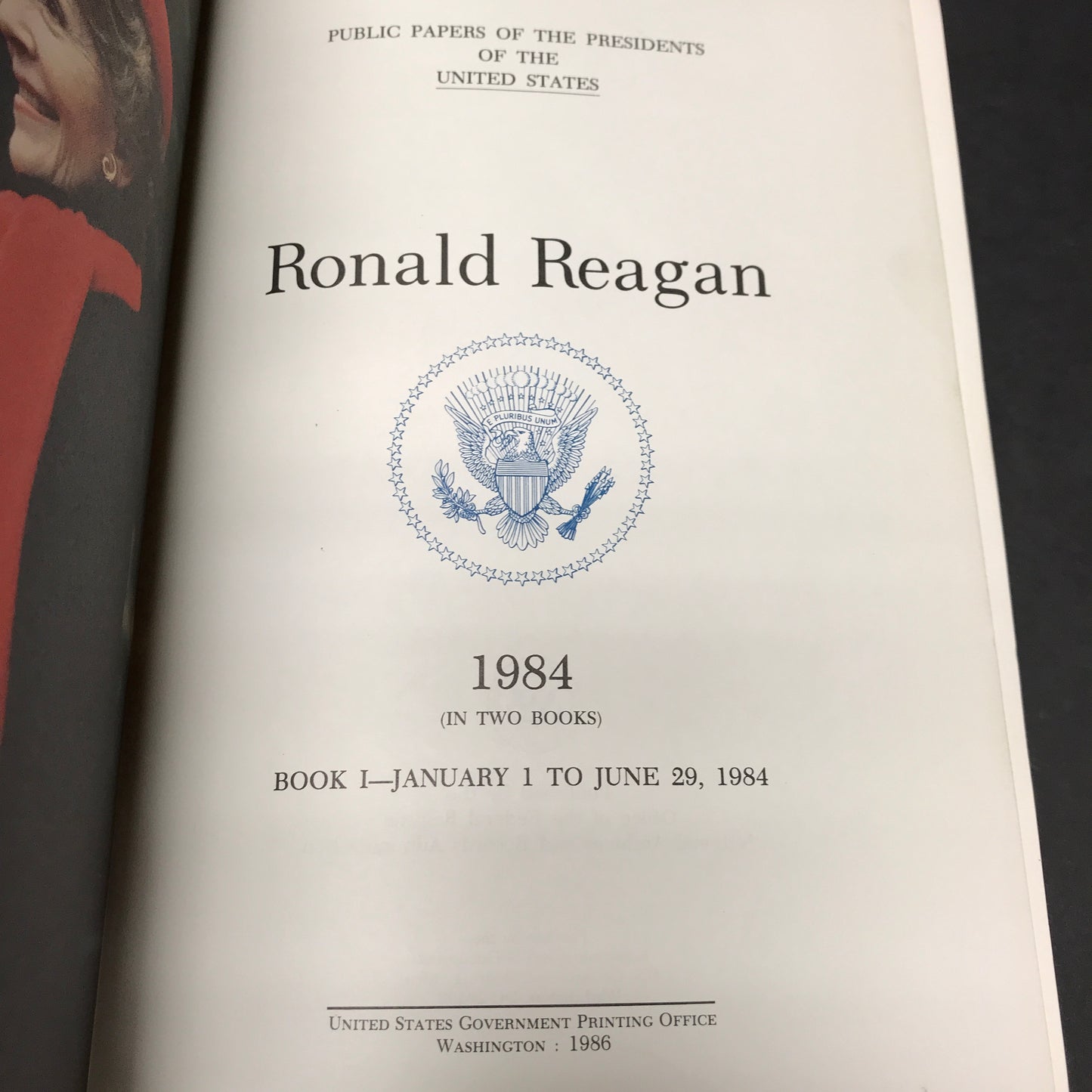 Public Papers: Ronald Reagan - Ronald Reagan - Volume 1 - 1986