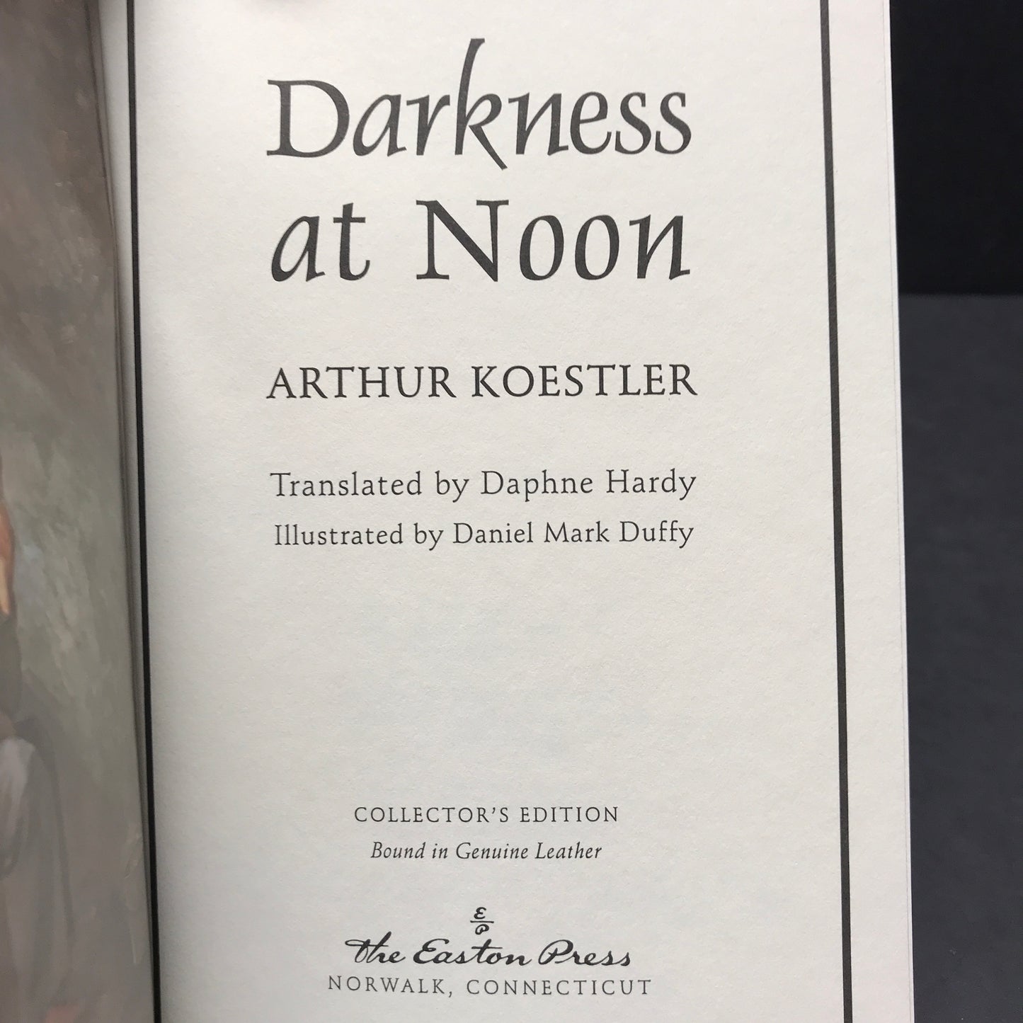 Darkness At Noon - Arthur Koestler - Easton Press - 2000