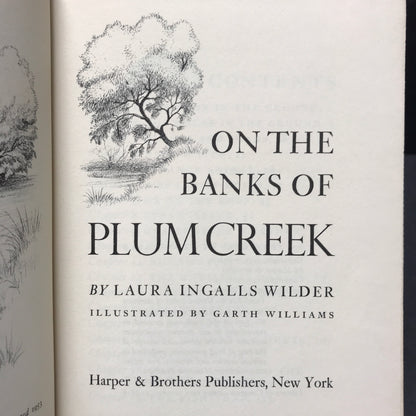 On the Banks of Plum Creek - Laura Ingalls Wilder - 1953