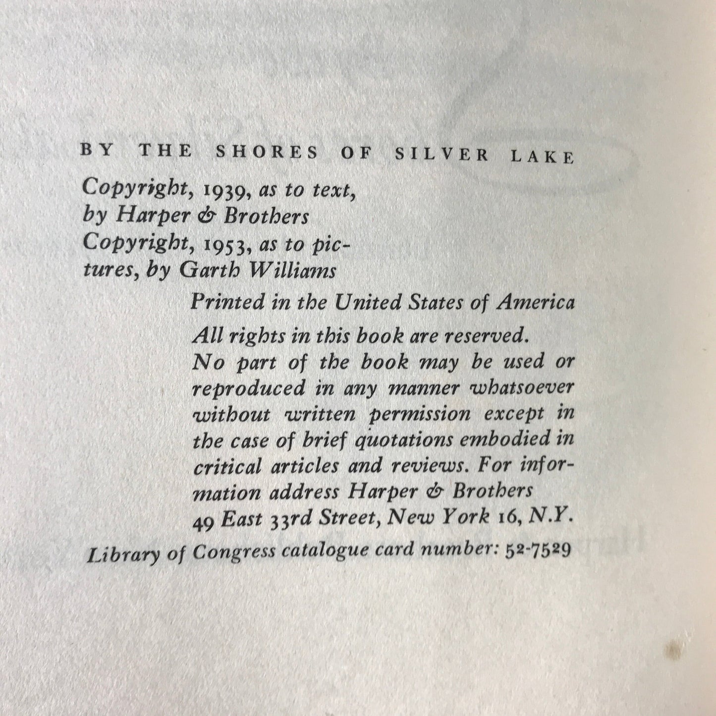 By the Shores of Silver Lake - Laura Ingalls Wilder - 1953