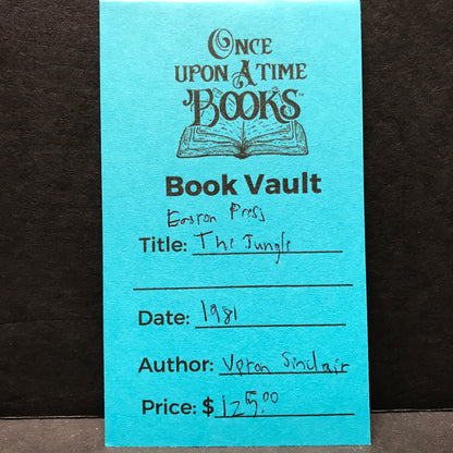 The Jungle - Upton Sinclair - Easton Press - 1981