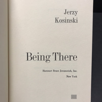 Being There - Jerzy Kosinski - 1st Edition - 1970