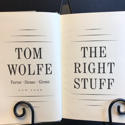 The Right Stuff - Tom Wolfe - 3rd Printing - 1979