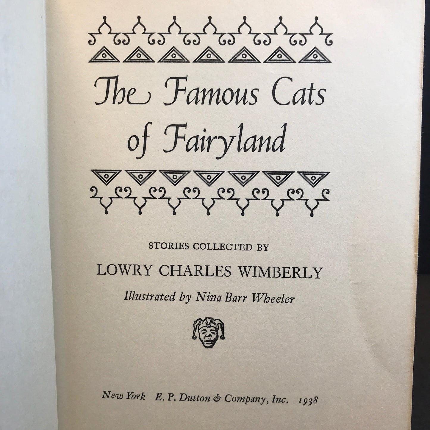 The Famous Cats of Fairyland - Lowry Charles Wimberly - 1st Edition - 1938