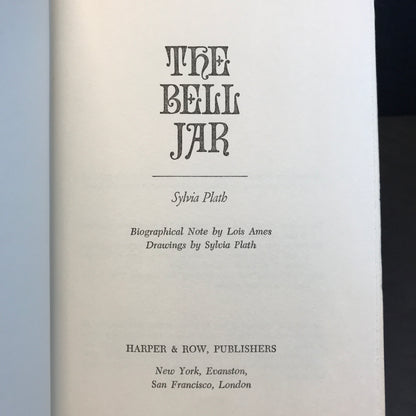 The Bell Jar - Sylvia Plath - Book Club Edition - 1971