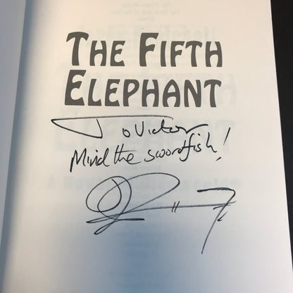 The Fifth Elephant - Terry Pratchett - Signed - 2000