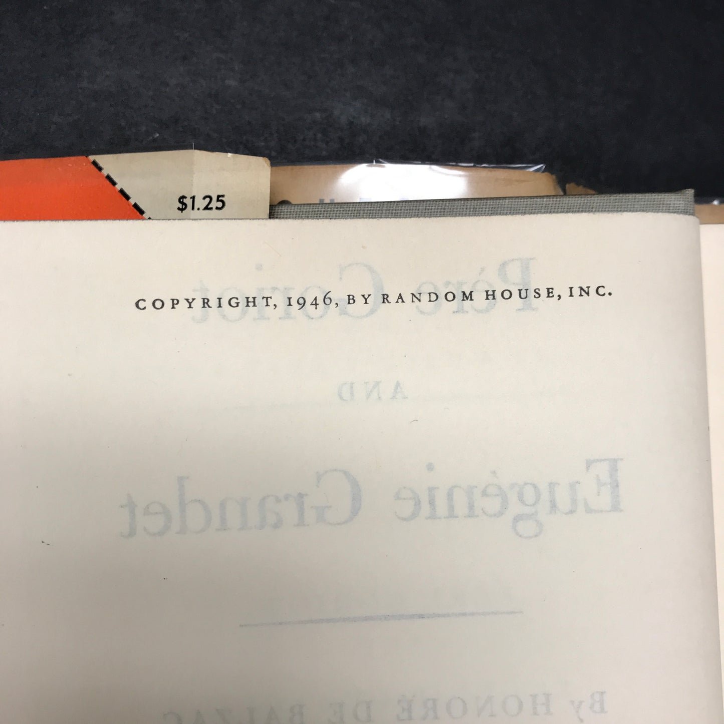 Pere Goriot and Eugene Grandet - Honore De Balzac - Modern Library - 1946