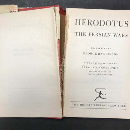 The Persian Wars - Herodotus - Modern Library - 1942