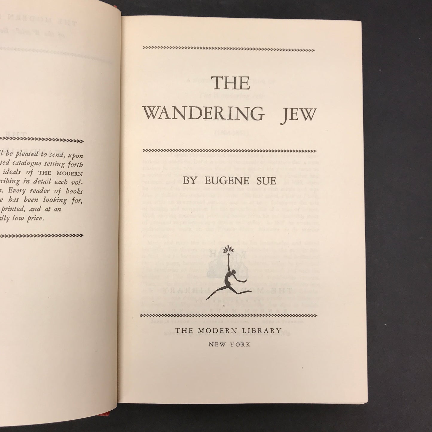 The Wandering Jew - Eugene Sue - Modern Library - 1940