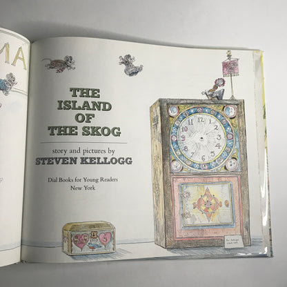 The Island of the Skog - Steven Kellogg - Inscribed (_Signed_) With Drawing - 1973
