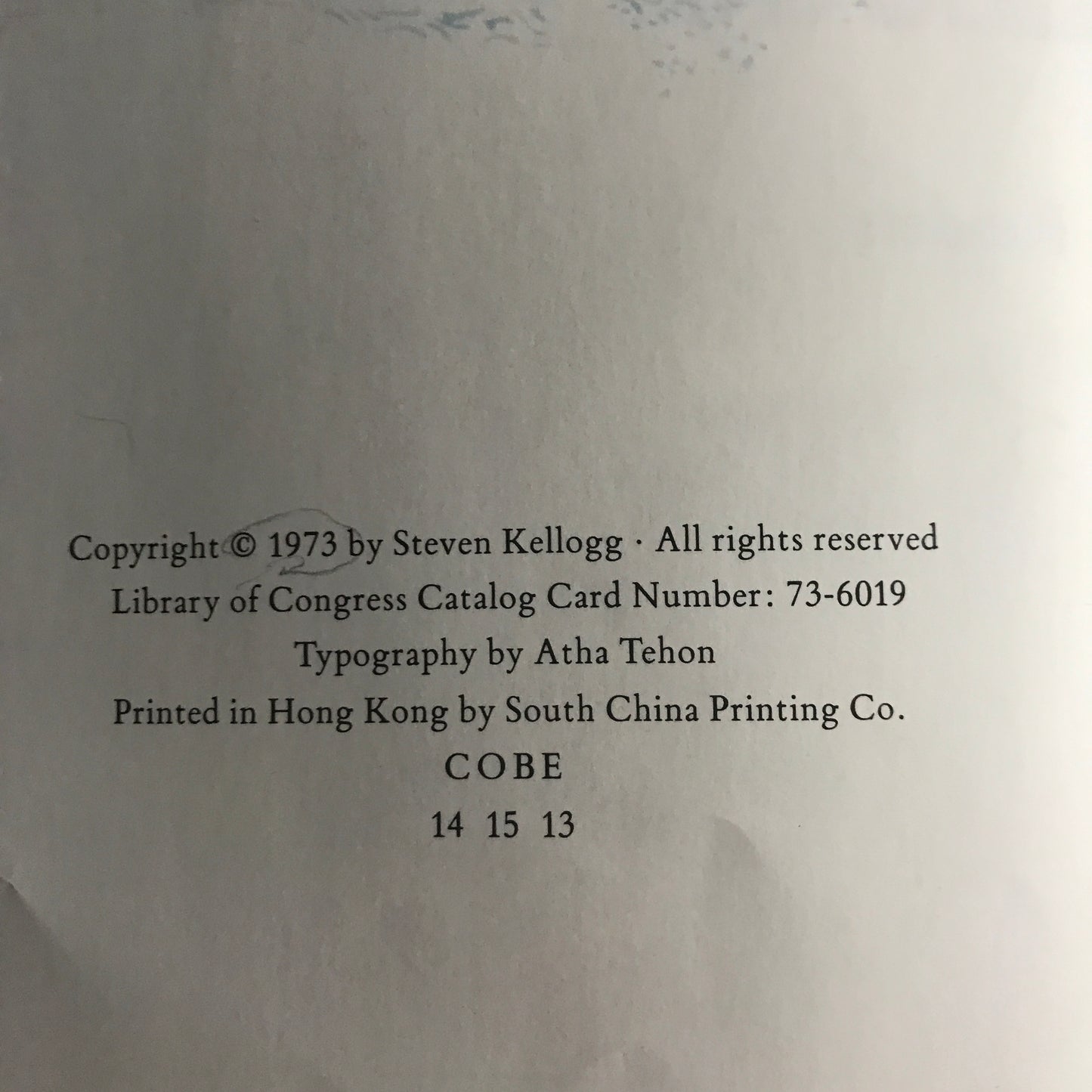 The Island of the Skog - Steven Kellogg - Inscribed (_Signed_) With Drawing - 1973