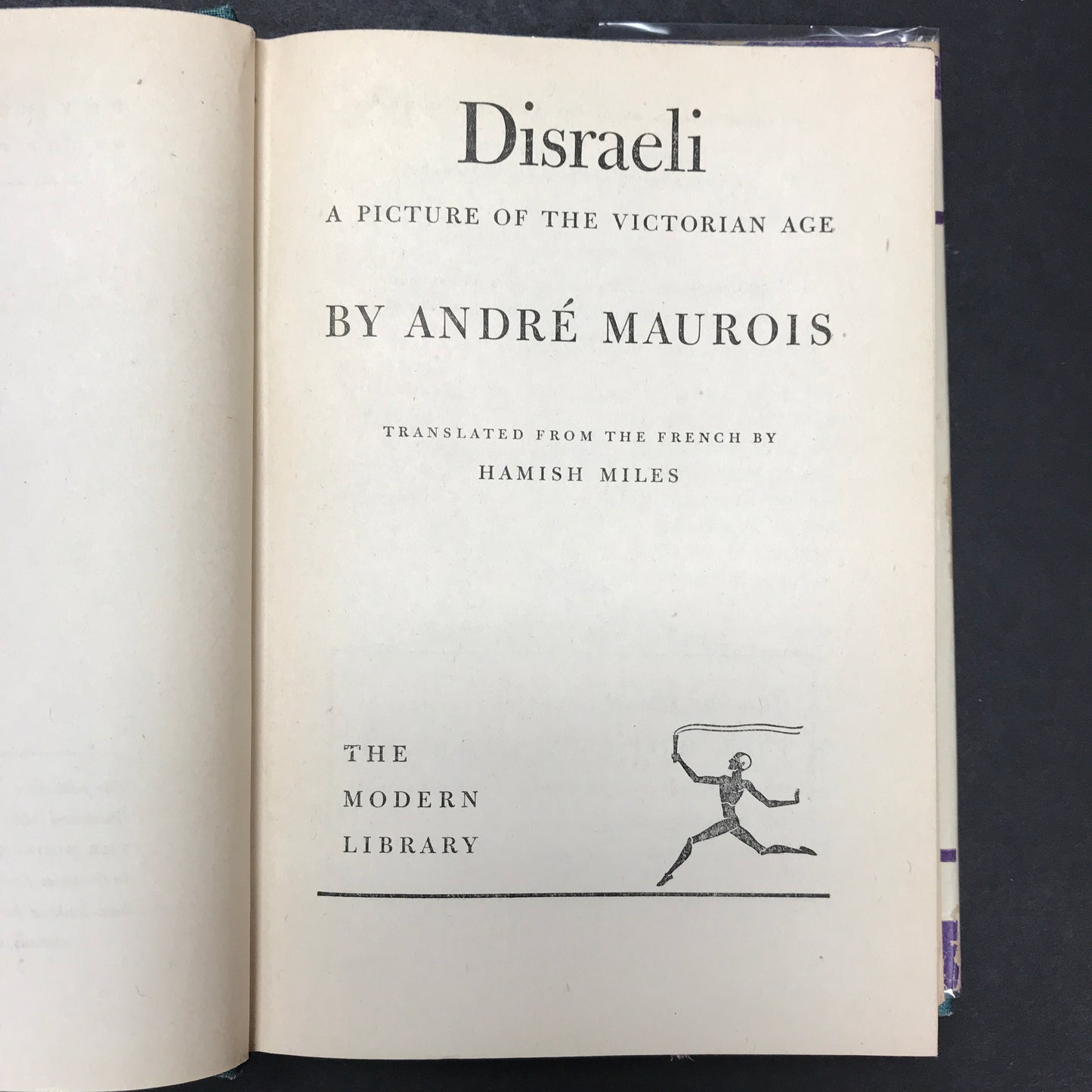 Disraeli - Andre Maurois - Modern Library - 1928