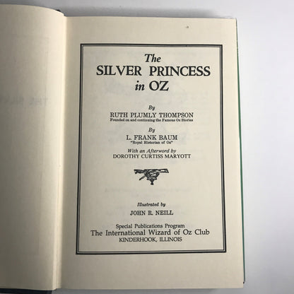 The Silver Princess in Oz - Ruth Plumly Thompson - Reprint - 1990