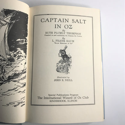 Captain Salt in Oz - Ruth Plumly Thompson - Reprint - 1990