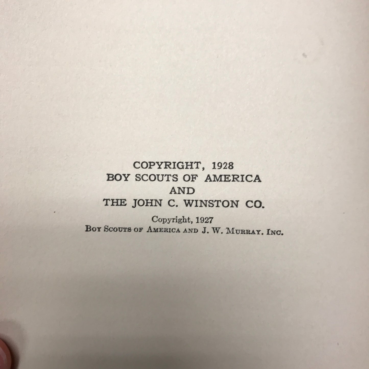 The Lone Scout of the Sky - James E. West - 1928