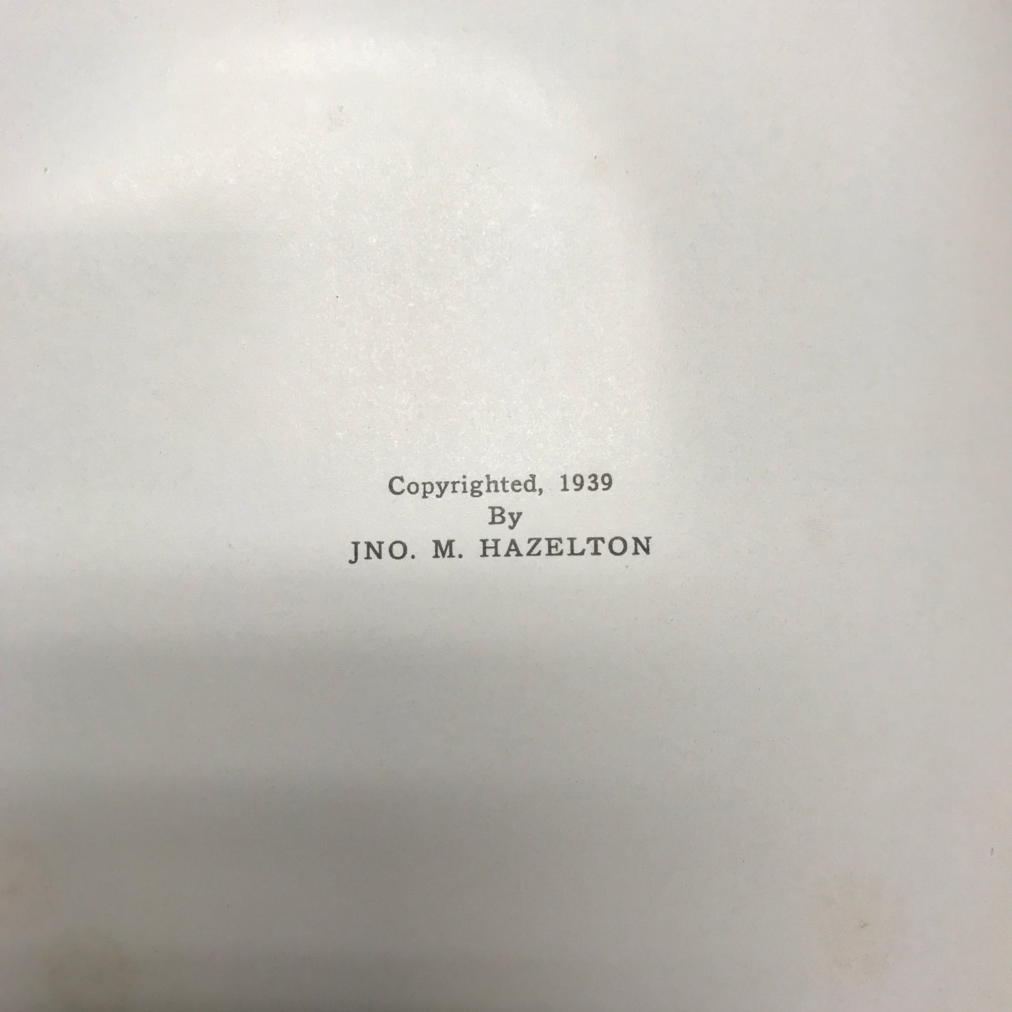 Anxiety 4th Herefords - Jno. M. Hazelton - 1939