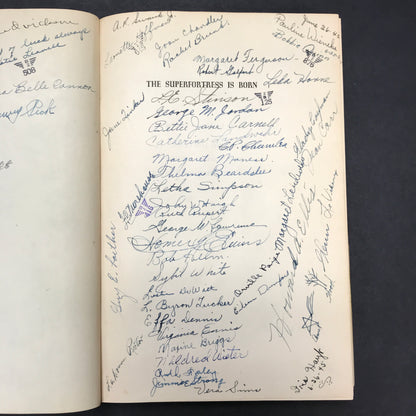 The Superfortress is Born - Thomas Collison - Signed By Those Who Worked on the Plane - 1945