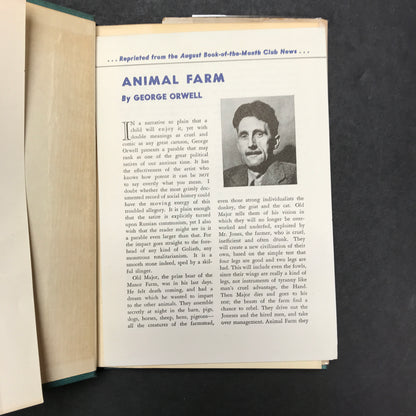 Animal Farm - George Orwell - Book Club Edition - 1946