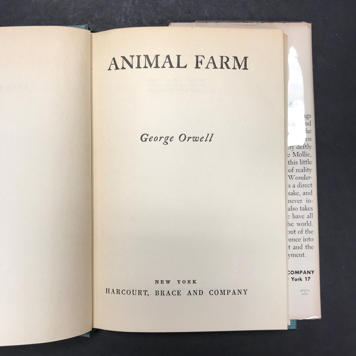 Animal Farm - George Orwell - Book Club Edition - 1946