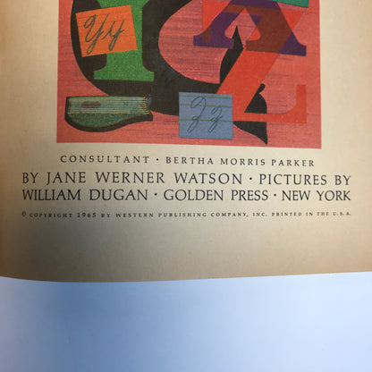 Book of W X Y Z - Little Golden Book - Jane Werner Watson - 1965 - Missing Page