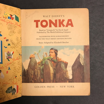 Walt Disney's Tonka - Elizabeth Beecher - "A" Print - 1959