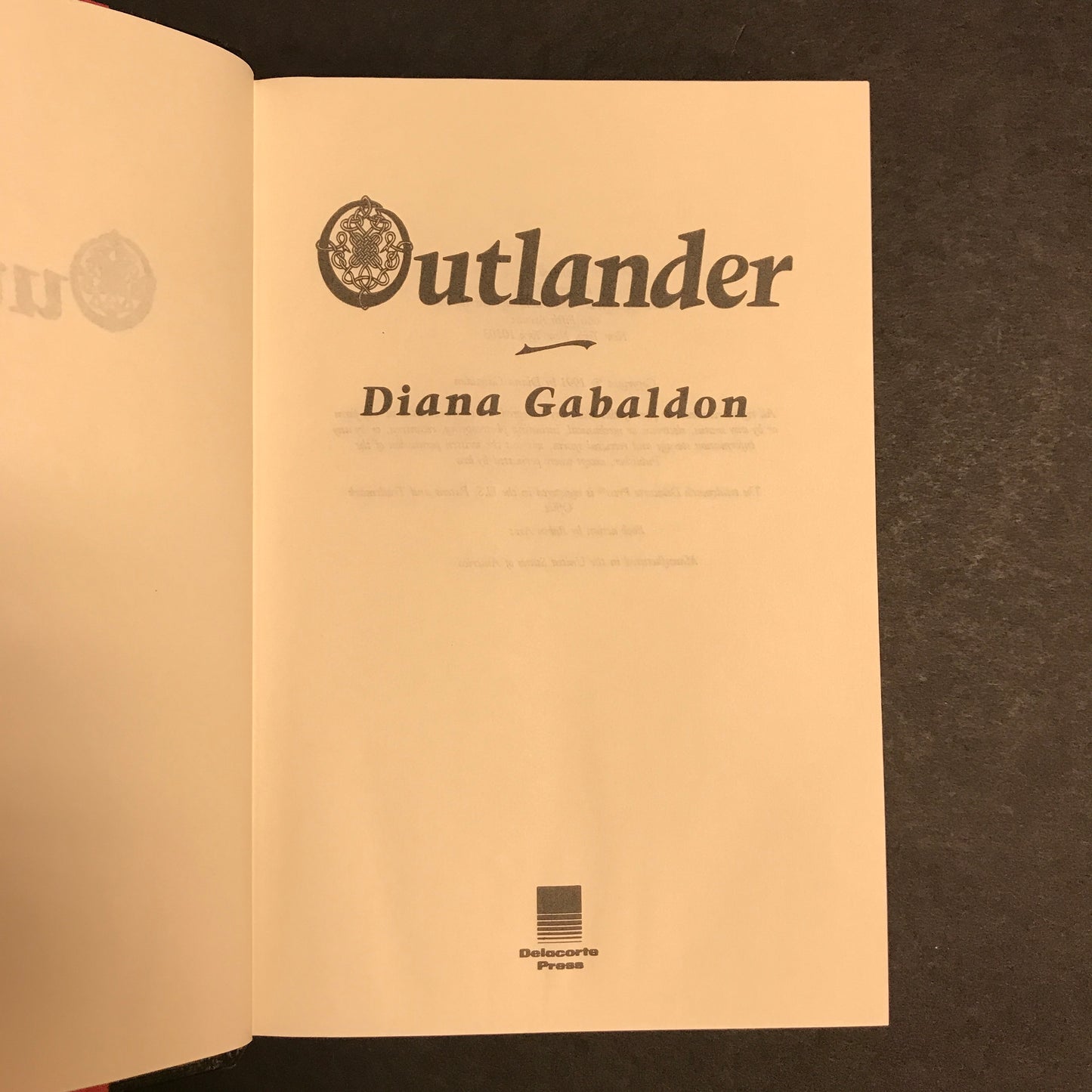 Outlander - Diana Gabaldon - 1991