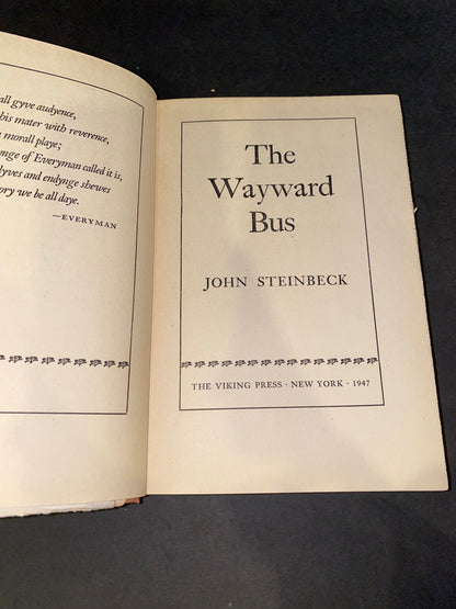 The Wayward Bus - John Steinbeck - Enlarged Edition - 1947