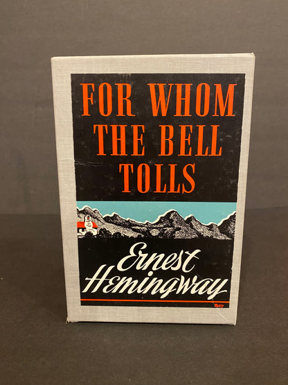 For Whom The Bell Tolls - Ernest Hemingway - Facsimile of 1st Edition - 1968