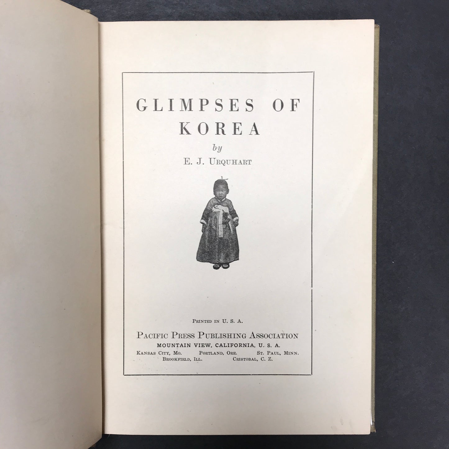 Glimpses of Korea - E. J. Urquhart - 1923